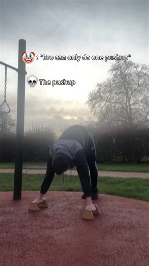 People laugh when I say I can only do one rep 🤡 What they miss is that the one rep is a handstand push-up press from pike. Regular push-ups build the base, but handstand push-ups demand balance, strength, and control 💪 These movements work together, not against each other 🤸‍♂️ Quality reps beat high numbers every time 🔥 Mastery always looks different. #workout #fitness #train #physical #strength