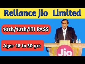 Reliance Jio Infocomm Limited Hyderabad , Telangana || Online Registration start