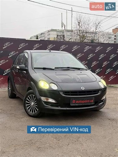 AUTO.RIA – Продам Smart Forfour 2006 бензин 1.1 хетчбек бу у Сумах, ціна 4600 $ WME4540331B098037