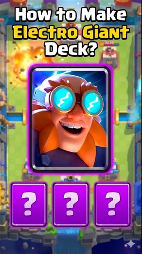 How to build a strong electro giant deck?