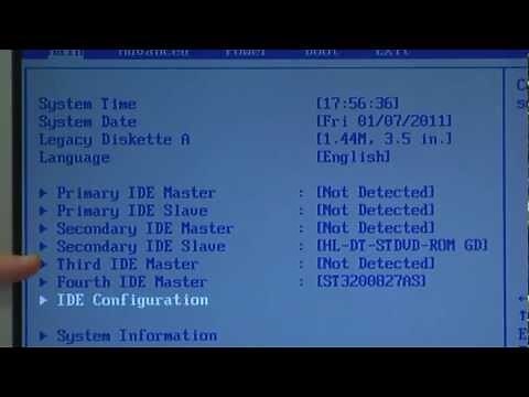 Configuring a PC's BIOS - Part 2/7