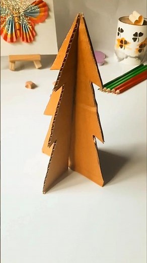 Easy cardboard Christmas tree 🎄