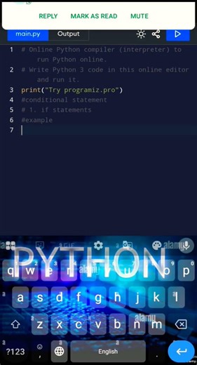 conditional statements 1. if statement! python