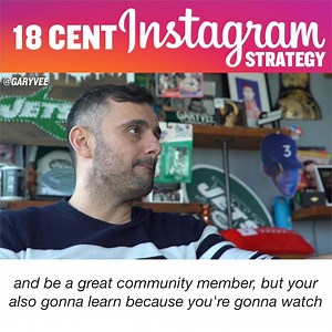 1.2M views · 2.1K reactions | Who's ready to learn & then put in the work on Instagram ?? Here's my 18 cent stragety for growing and developing a community on Insta  | Gary Vaynerchuk | Facebook