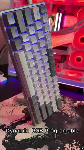 RedDragon Fizz RGB K617 Mechanical Gaming Keyboard #pcbuild #setupgamer #mechanicalkeyboard