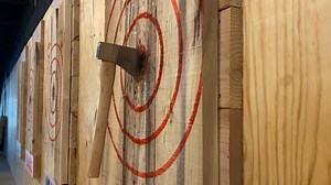 Local axe throwing business is pivoting during the pandemic