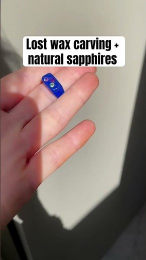 Turning wax into silver with the lost wax casting method. #lostwaxcasting