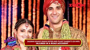 #SalmanKhan's rakhi sister and Pulkit Samrat's ex-wife have been injured in a road accident. The incident has raised concern, and fans are hoping for her swift recovery. Stay tuned for more updates on her condition and the details of the accident. Stay with us for all the latest information. #zoomtv #etownnews #salmankhan #celebrity #entertainment | Zoom TV