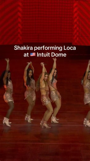 Shakira performed “Loca” at her LMYNL world tour at Intuit Dome #shakira #lmynlworldtour