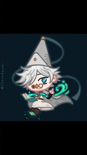 Qifrey | (Chibi #20) | #art #drawing #chibi #timelapse #digitalart #qifrey #witchhatatelier