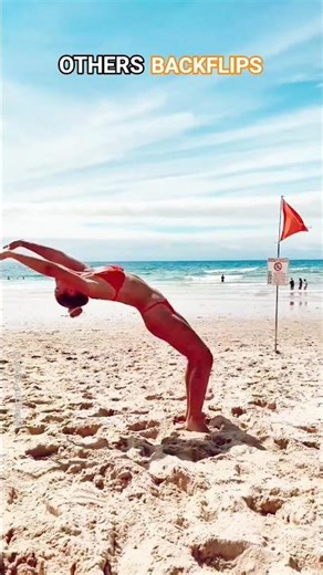 Simple backflip V/S king 👑 of back flip 🤫