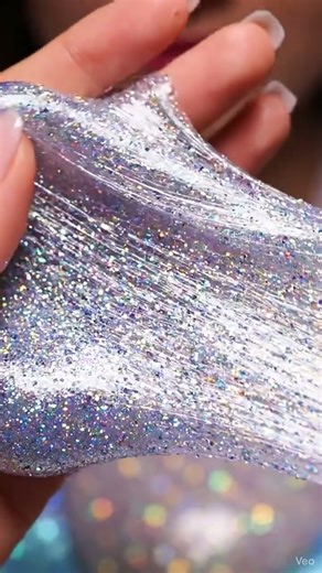 Satisfying Glitter Gel ASMR | Stretch, Snap & Sparkle