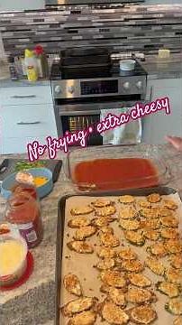 The Crispiest Baked Eggplant Parmesan (with Zucchini!) 🍆 #easyrecipes #healthyfood #nofryrecipe