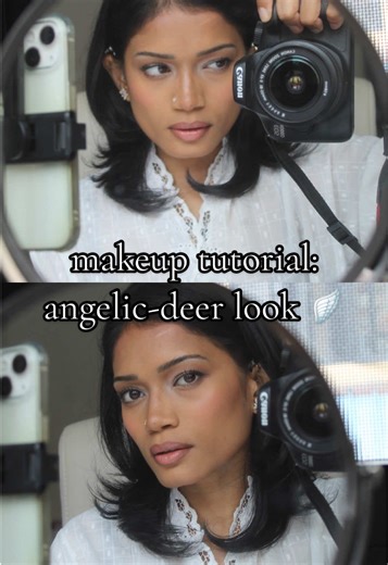 🎀 products and important notes: in my original video i applied my makeup heavily so it would show up on camera while filming in low light. i adjusted here to be wearable for daytime but used the exact same techniques. you can apply it as light or heavy as you want base • @Huda Beauty easy blur foundation 310G amaretti • @Smash Beauty brow fixer •house of hur bronzer 01 • smash beauty cream blush 115 milky pink • huda beauty easy bake powder banana bread • @seamakeup.my setting spray • lip mask 