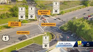 US Route 1 pedestrian safety project under way