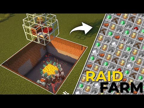 Minecraft: SUPER EASY RAID FARM TUTORIAL 1.20