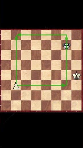 Pawn endgame for future chess master - part 4 - one minute chess lesson #chess #chessgame