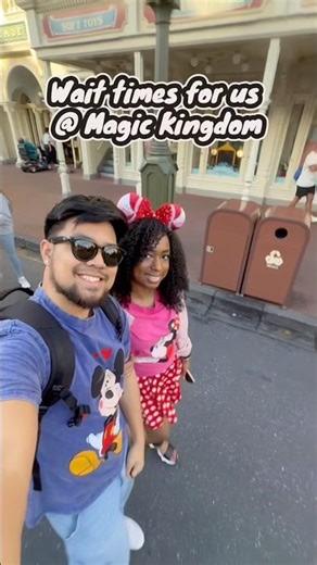 What are the wait times for Disney’s Magic Kingdom? #shorts #cutecouple #couplegoal #couples #disney