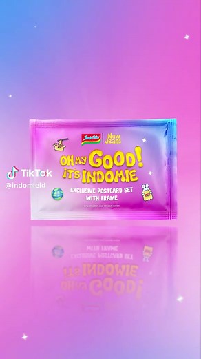 Postcard Set Indomie x New Jeans Collaboration Promo
