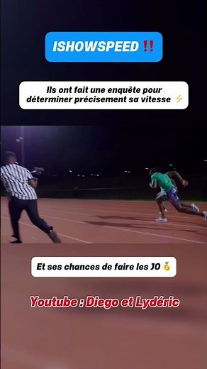 Technique de sprint de IShowSpeed #ishowspeedshorts #ishowspeed #100m