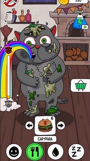 juan ne khaya rainbow cereal 🥣 #talkingjuan