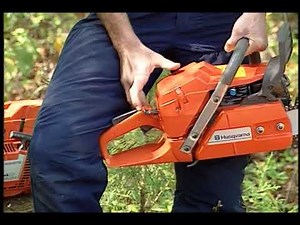 Starting a Chainsaw