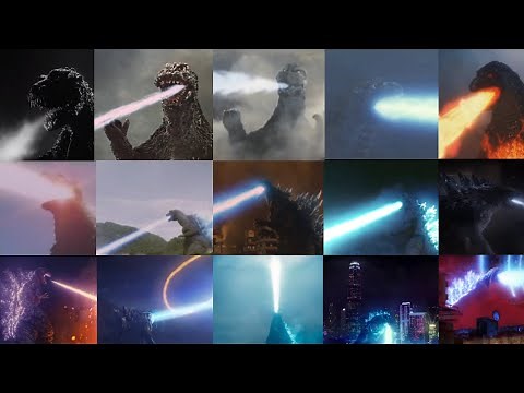 역대 고지라 방사열선 1954 ~ 2021(Evolution of Godzilla Atomic Breath 1954 ~ 2021)