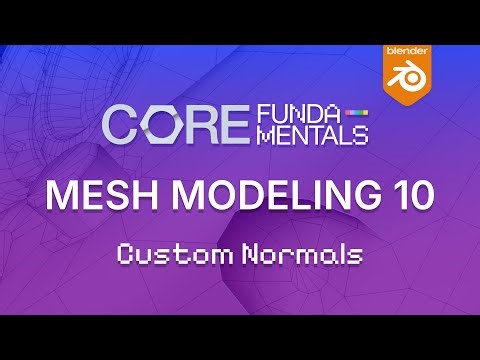 Custom Normals & Shading in Blender | Mesh Modeling Fundamentals