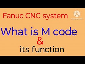 What is M code in Fanuc and Siemens CNC control