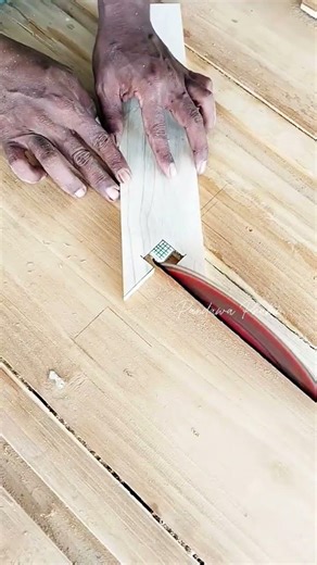 A carpenter's skill in making wood joint patterns