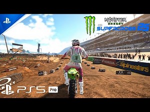 (PS5) Monster Energy Supercross 25 - Kawasaki KX450F Gameplay [4K HDR 60 fps]