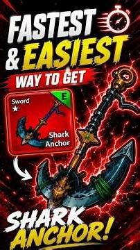 FASTEST & EASIEST Way to Get SHARK ANCHOR in Blox Fruits! 🦈⚓