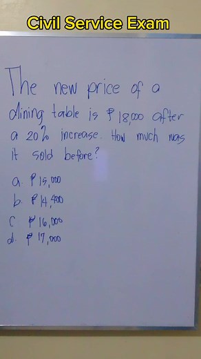 Civil Service Exam #mathematics #math #numericaltest | Civil Service Exam Reviewer BY Janice De Herce