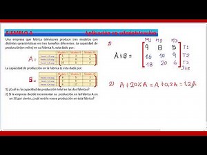 Ejemplo 4 Aplicación sobre suma de matrices
