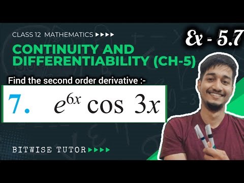 Class 12 Ex 5.7 Q7 Maths | Ex 5.7 class 12 maths q7 | Question 7 exercise 5.7 Class 12