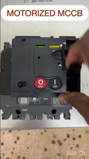 Motorized MCCB Manual charging & On/Off Operations