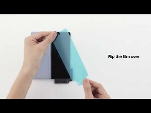 Galaxy Z Fold5: How to apply Front Protection Film | Samsung​