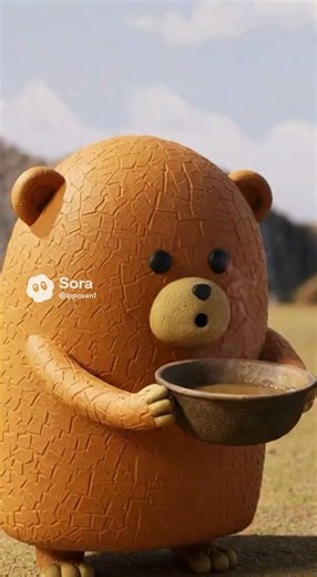 ハニワックマの古代ごはん10秒クッキング「骨スープ」 #cooking #ヘンリオキャラクターズ