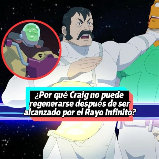 ¿Por qué Craig no puede regenerarse después de ser alcanzado por el Rayo Infinito? Nadie se da cuent