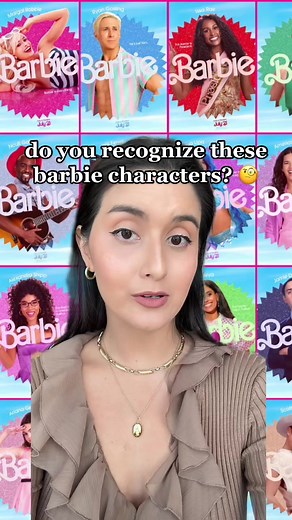 Excited for Mermaid Dua Lipa in Barbie Movie Character Posters