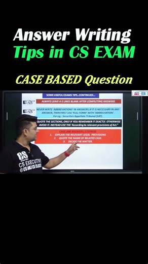 Answer Writing Tips in CS Exam #cs #exam #answerwrting #casebasedquestions
