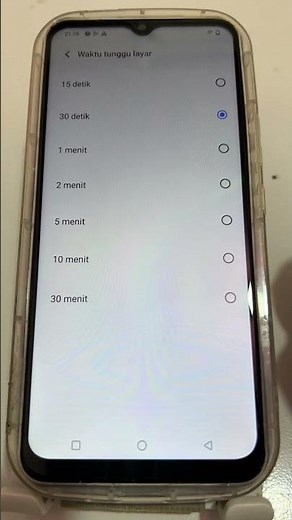 Cara atur waktu tunggu layar hp vivo (y02)