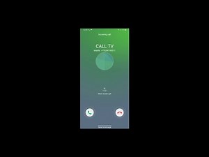 Samsung S8+ Incoming Call (Screen Video)