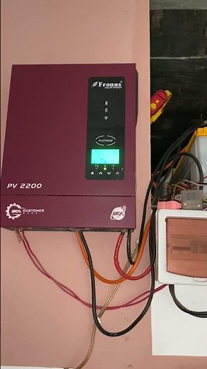 Fronus pv2200 | normal load ke liye solar inverter | #fronus #pv2200 #1kwinverter #12vinverter