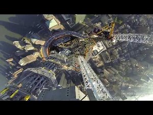 One World Trade Center Spire - Final Segment Lift (GoPro)