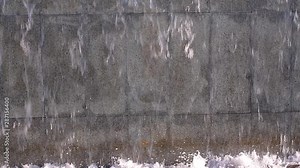 waterfall falling water slow motion fountain