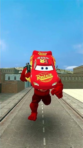 Car Eaters Stole My Candy… Big McQueen Came to Help! Gmod