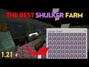 The Best Shulker Farm in Minecraft Bedrock 1.21
