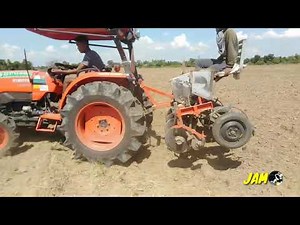 CORN SEEDER WITH TRACTOR 4 ROWS | SETTING UP SEEDS | CORN PLANTERS