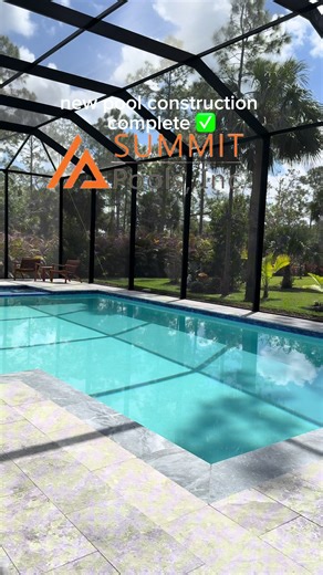 New construction pool has been completed! Another pool in the books for 2026 🏊 #summitpoolsinc #poolconstruction #newpool #luxurypools #poolcontractor